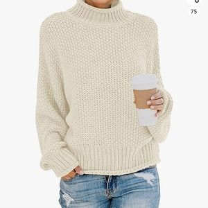 Zesica women's oversized chunky knit sweater